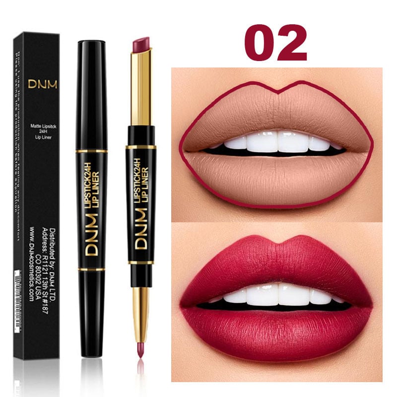 🔥2-in-1 Waterproof Lipstick Lip Liner