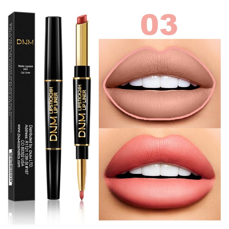 🔥2-in-1 Waterproof Lipstick Lip Liner