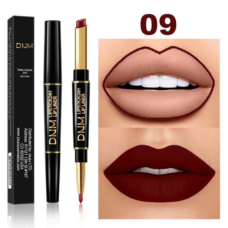 🔥2-in-1 Waterproof Lipstick Lip Liner
