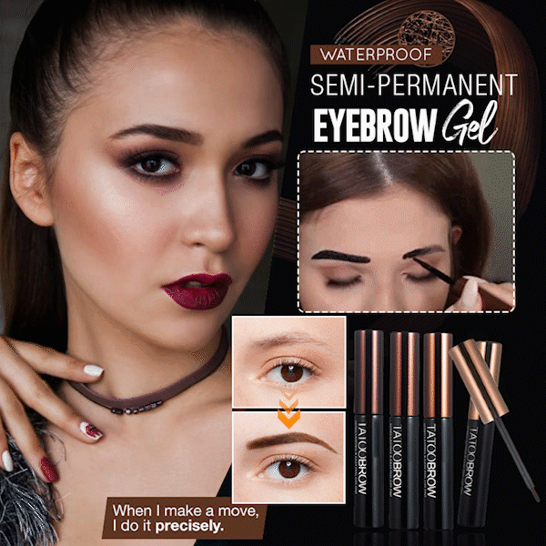 🔥Waterproof Semi-permanent Eyebrow Gel