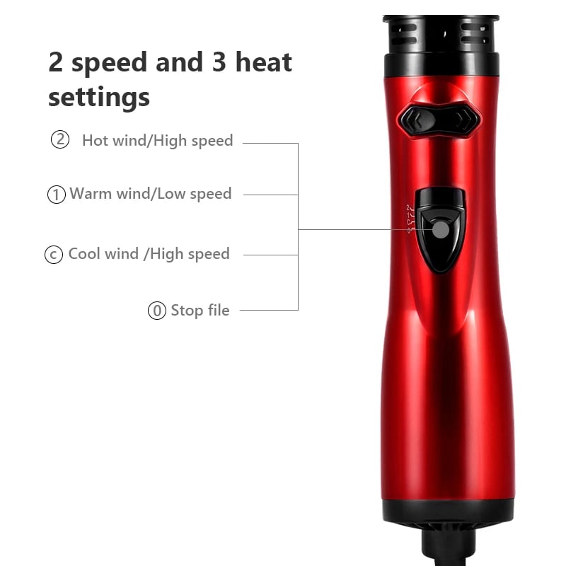 ✨3-in-1 Hot Air Styler and Rotating Hair Dryer for Dry Hair, Curl Hair, Straighten Hair