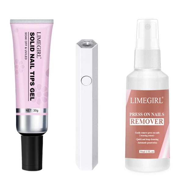 🎉Magic Solid Nail Glue Kit 3-In-1 Nail Art Kits