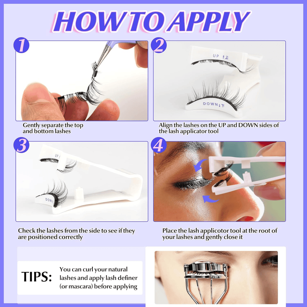 🔥Premium Magnetic Eyelashes | A pair of 4 pieces