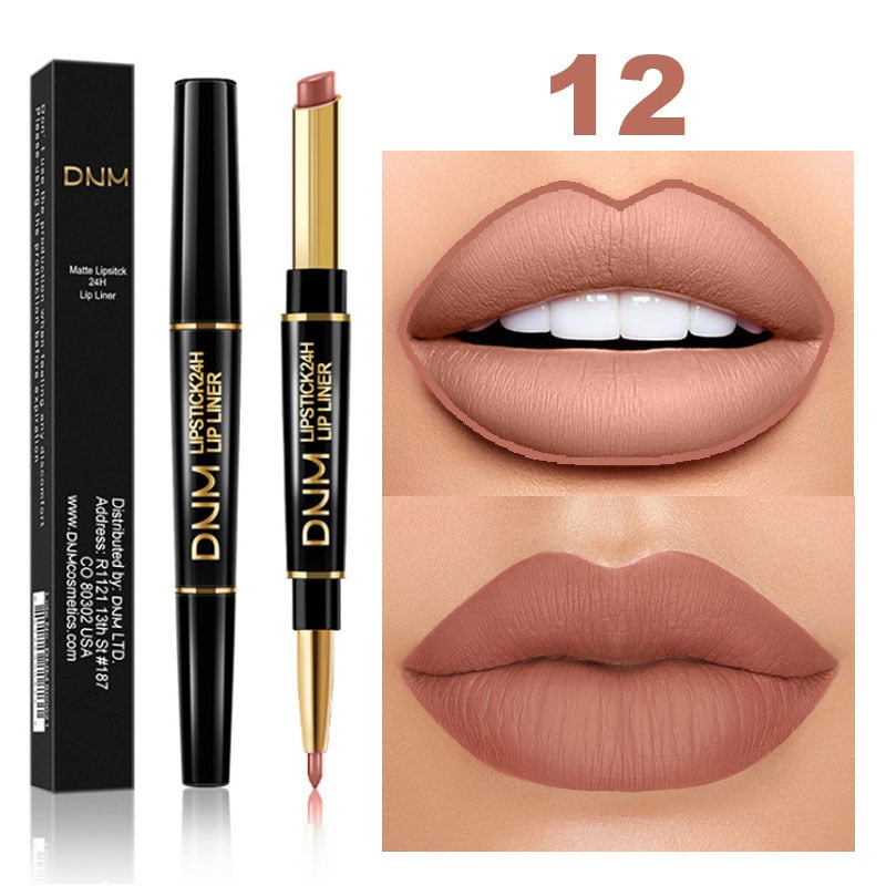 🔥2-in-1 Waterproof Lipstick Lip Liner